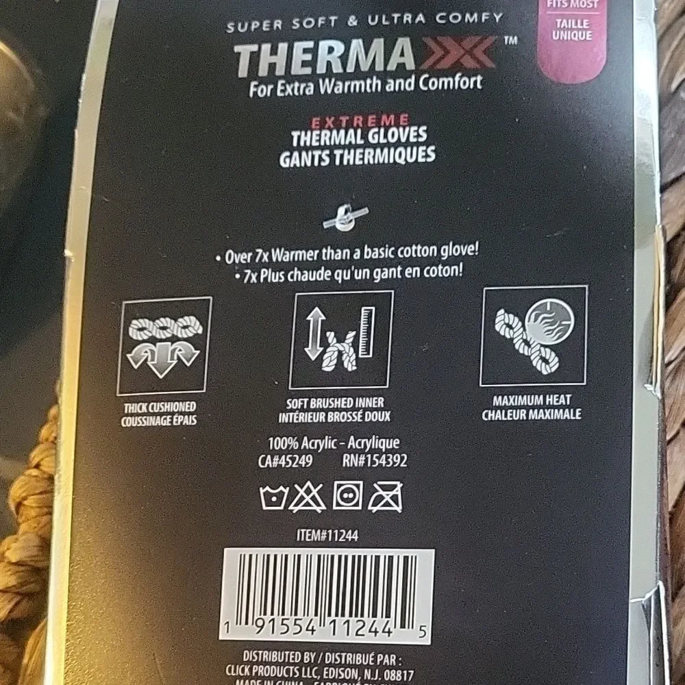 ThermaXX  GloveS And SUPPLY Burgandy Hat